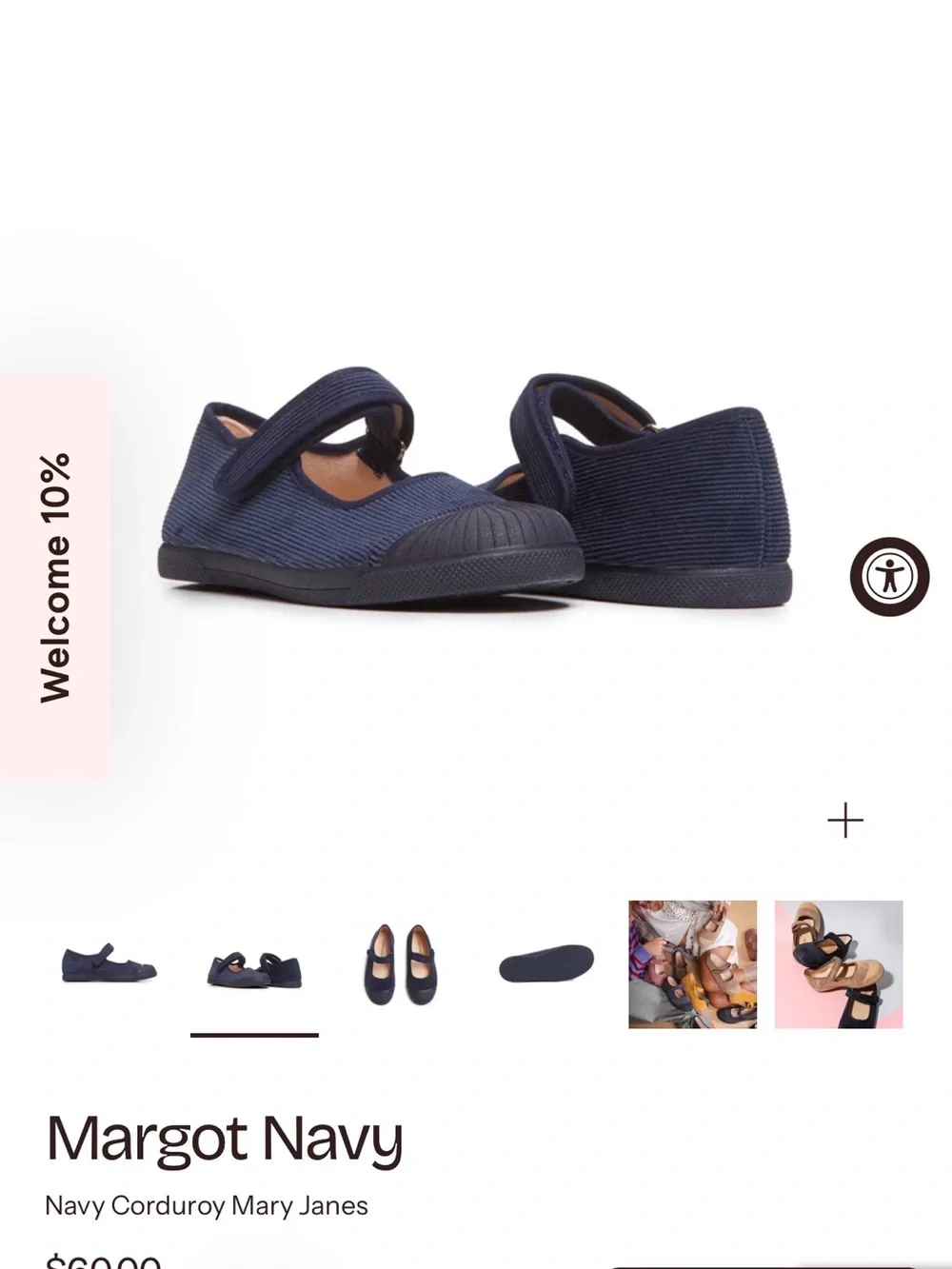 Childrenchic navy corduroy